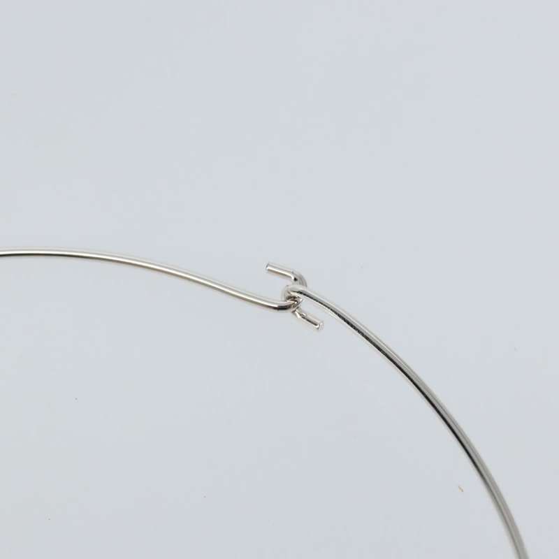 【日本直送】Christian Dior 金屬銀色項鍊 Auth sw1695-3