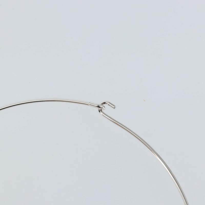 【日本直送】Christian Dior 金屬銀色項鍊 Auth sw1695-6