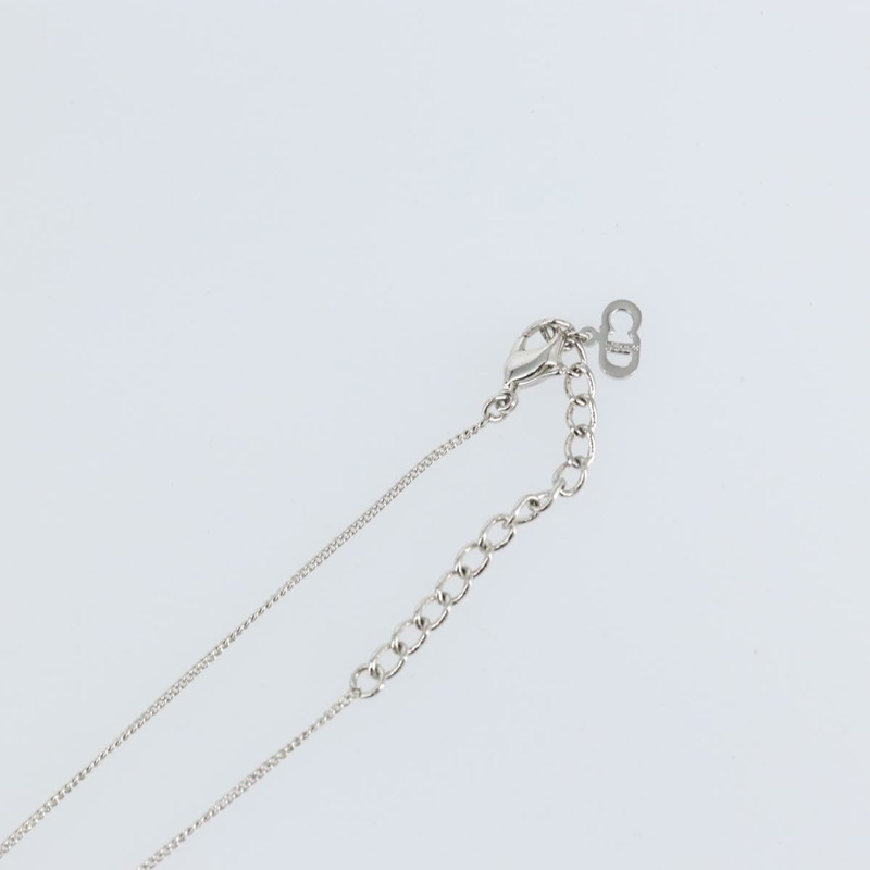 【日本直送】Christian Dior 項鍊 金屬 銀色 Auth sw1625-5