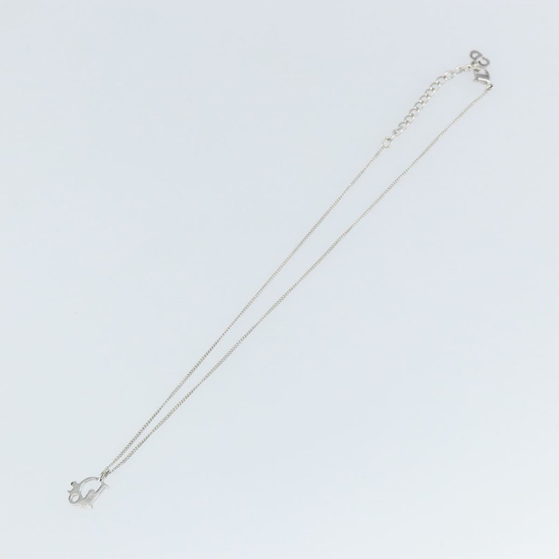 【日本直送】Christian Dior 項鍊 金屬 銀色 Auth sw1625-7