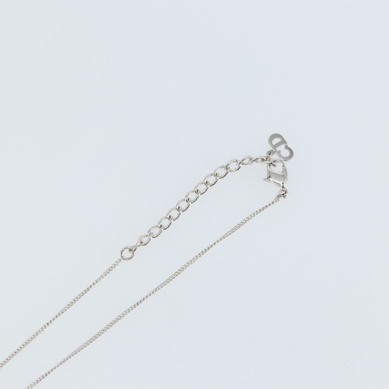 【日本直送】Christian Dior 項鍊 金屬 銀色 Auth sw1625-11