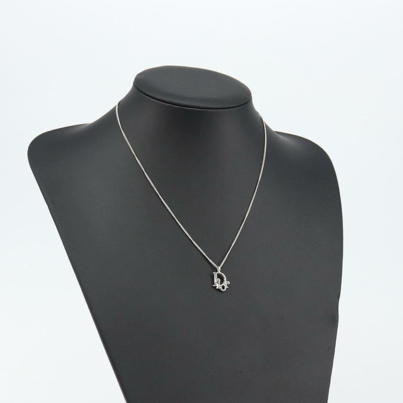 【日本直送】Christian Dior 項鍊 金屬 銀色 Auth sw1625-12