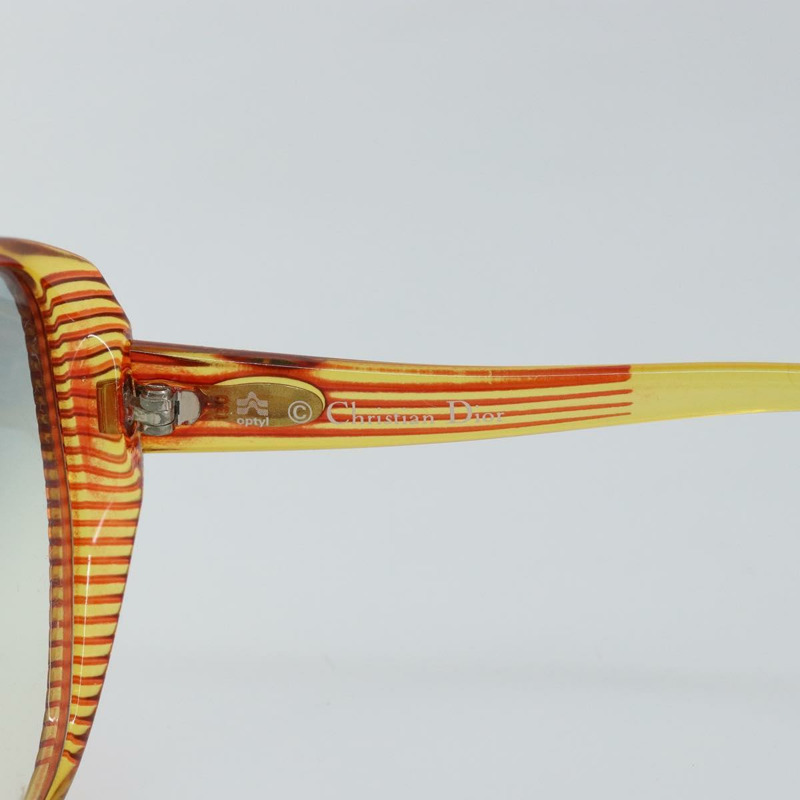 【日本直送】Christian Dior 太陽眼鏡 塑膠 橘色 正品 SW1667-8