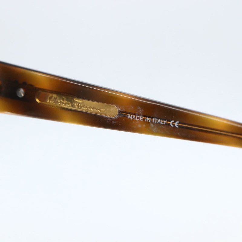 【日本直送】Salvatore Ferragamo Gancini 太陽眼鏡 塑膠棕色 Auth SW1683-8