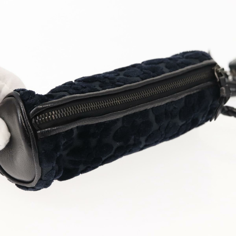 【日本直送】BOTTEGAVENETA 4鉤皮革海軍藍手拿包 Auth bs29559-4