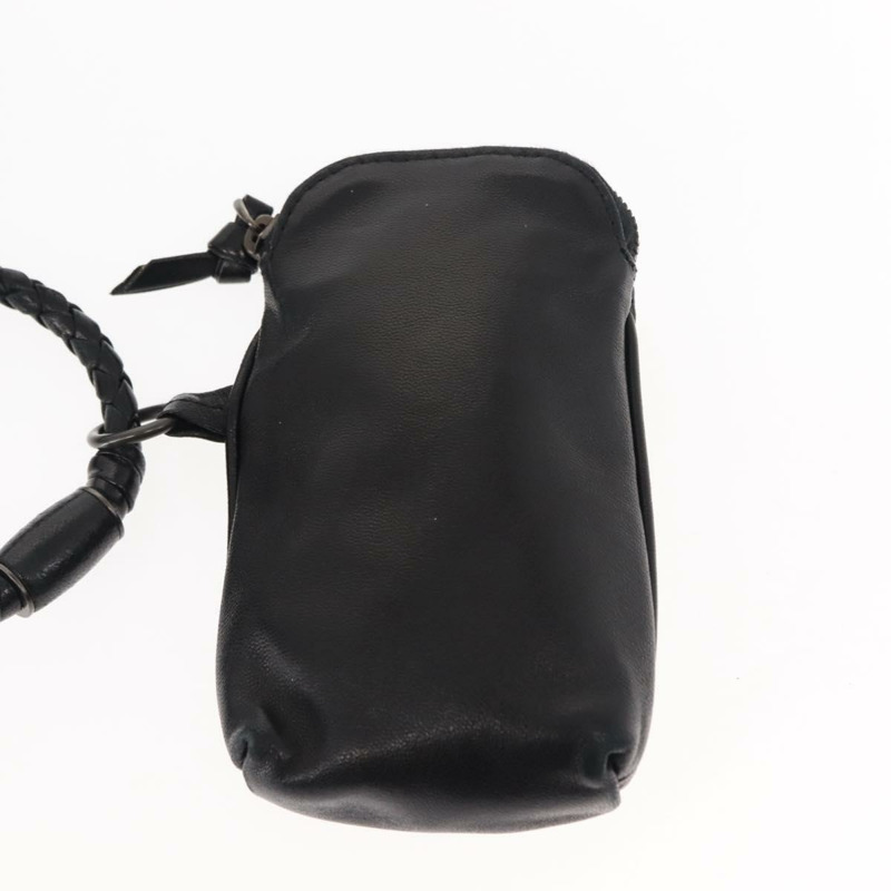 【日本直送】BOTTEGAVENETA 4鉤皮革海軍藍手拿包 Auth bs29559-14