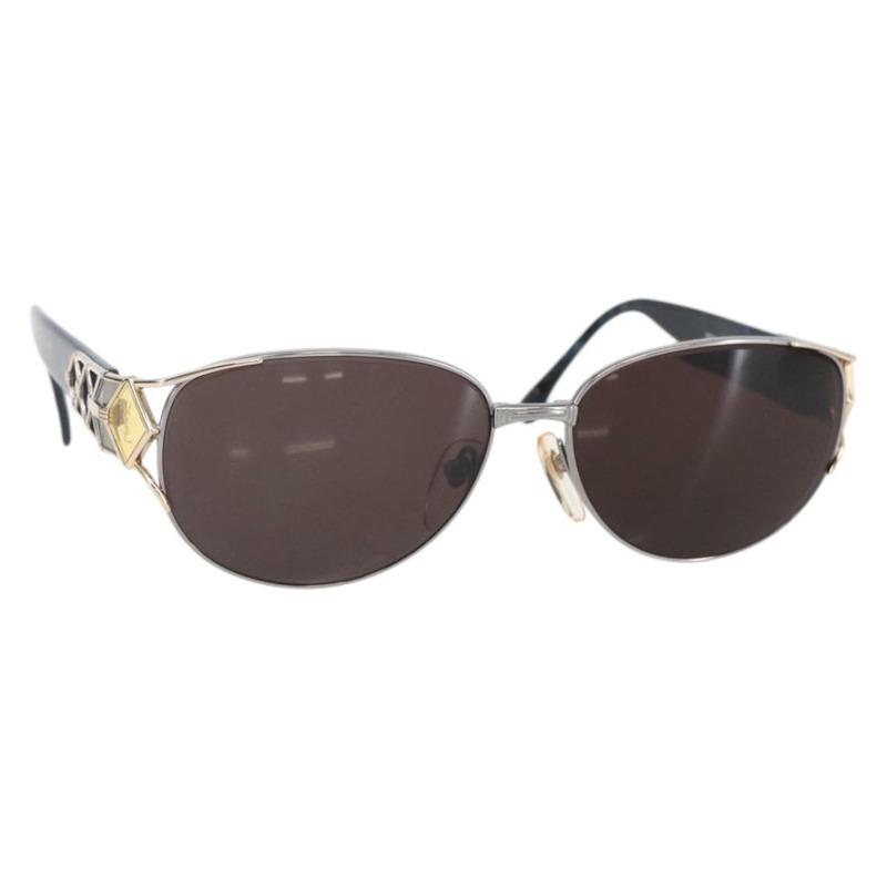 【日本直送】聖羅蘭 (SAINT LAURENT) 太陽眼鏡 塑膠 藍色 Auth bs29545-0