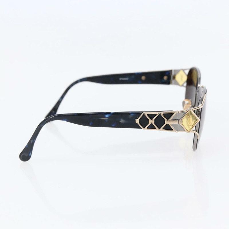 【日本直送】聖羅蘭 (SAINT LAURENT) 太陽眼鏡 塑膠 藍色 Auth bs29545-3