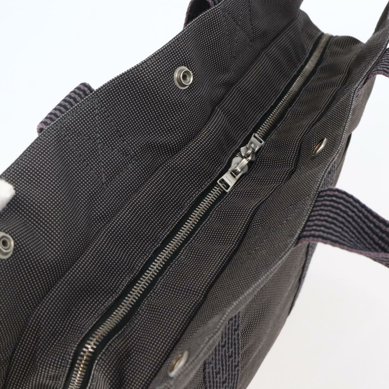 【日本直送】愛馬仕 Her Line MM 手提包 帆布 灰色 正品 th6407-5