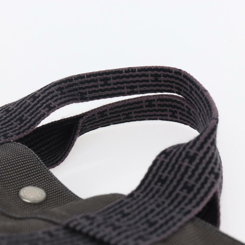 【日本直送】愛馬仕 Her Line MM 手提包 帆布 灰色 正品 th6407-7