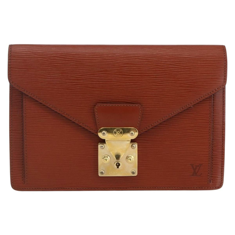 【日本直送】路易威登 Epi Serie Dragonne 手拿包肯亞棕色 M52613 LV 正品 th6396-12