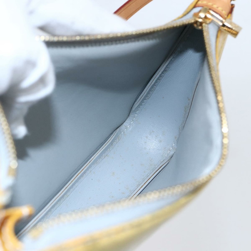 【日本直送】路易威登 Monogram Vernis Lexington 灰色配件包 M91056 正品 th6444-18