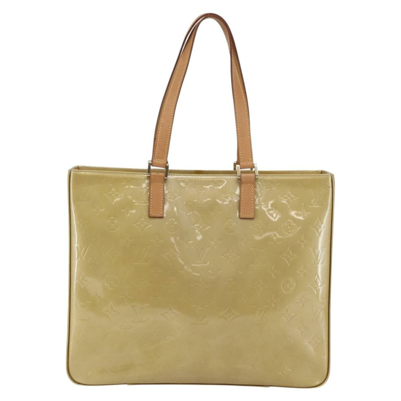 【日本直送】路易威登 Monogram Vernis Columbus 手提包 米色 M91023 LV 正品 ep11155-1