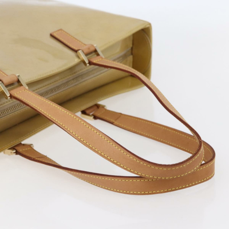 【日本直送】路易威登 Monogram Vernis Columbus 手提包 米色 M91023 LV 正品 ep11155-6