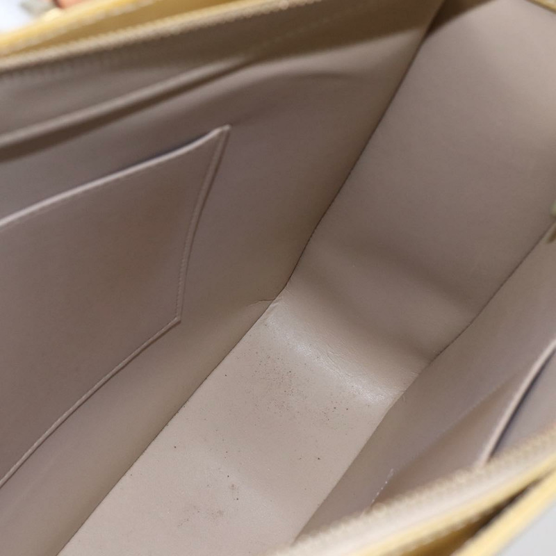 【日本直送】路易威登 Monogram Vernis Columbus 手提包 米色 M91023 LV 正品 ep11155-17