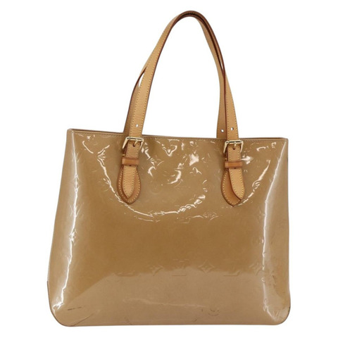 路易威登 Monogram Vernis Brentwood 包 Noisette M91511 正品 ep11096