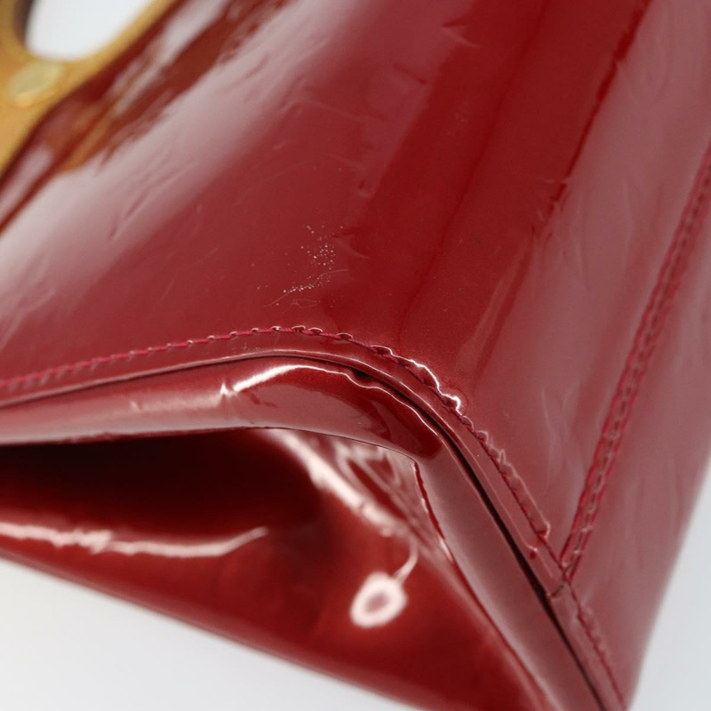 【日本直送】路易威登 Monogram Vernis Roxbury Drive 手提包 2way 紅色 M91987 LV Auth ep10983-15