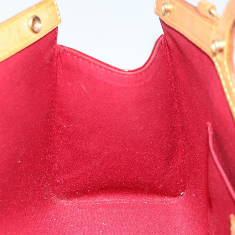 【日本直送】路易威登 Monogram Vernis Roxbury Drive 手提包 2way 紅色 M91987 LV Auth ep10983-19