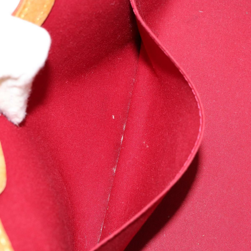 【日本直送】路易威登 Monogram Vernis Roxbury Drive 手提包 2way 紅色 M91987 LV Auth ep10983-20