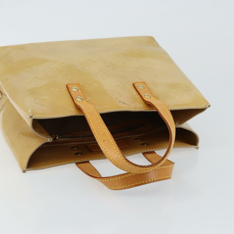 【日本直送】路易威登 Monogram Vernis Reade PM 手提包 米色 M91334 LV 正品 ep11022-5