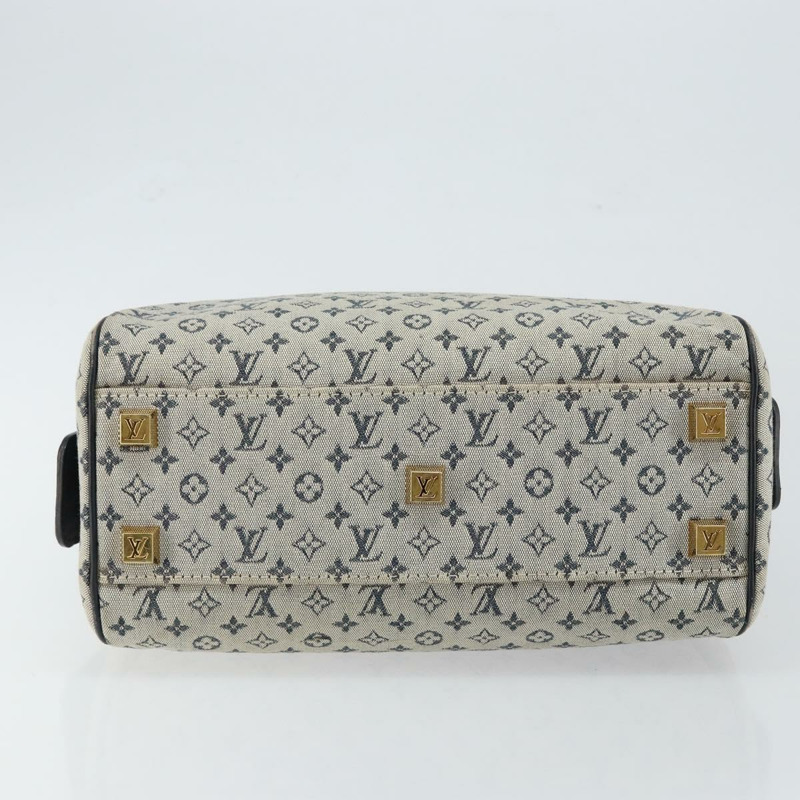 【日本直送】路易威登 Monogram Mini Josephine PM 手提包 藍色 M92049 LV Auth ep10965-4