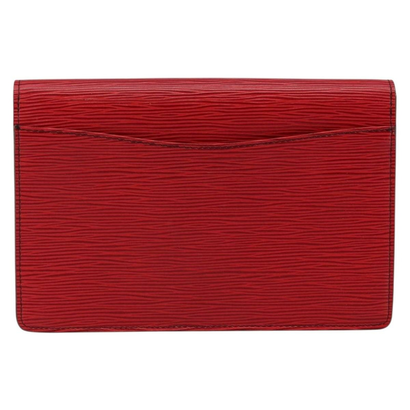 【日本直送】路易威登 Epi Montaigne 23 手拿包 紅色 M52667 LV 正品 ep11175-1