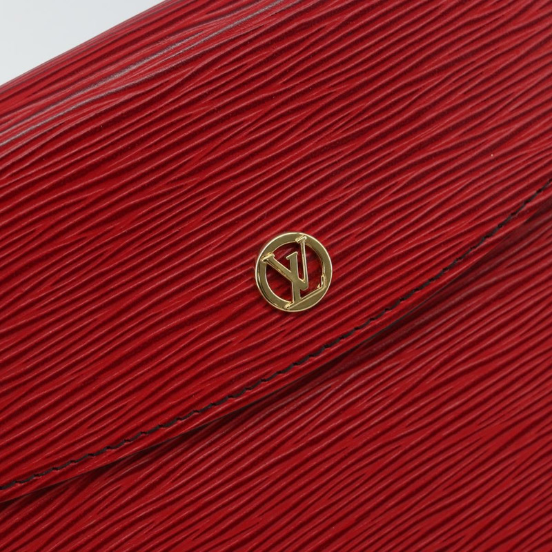 【日本直送】路易威登 Epi Montaigne 23 手拿包 紅色 M52667 LV 正品 ep11175-7