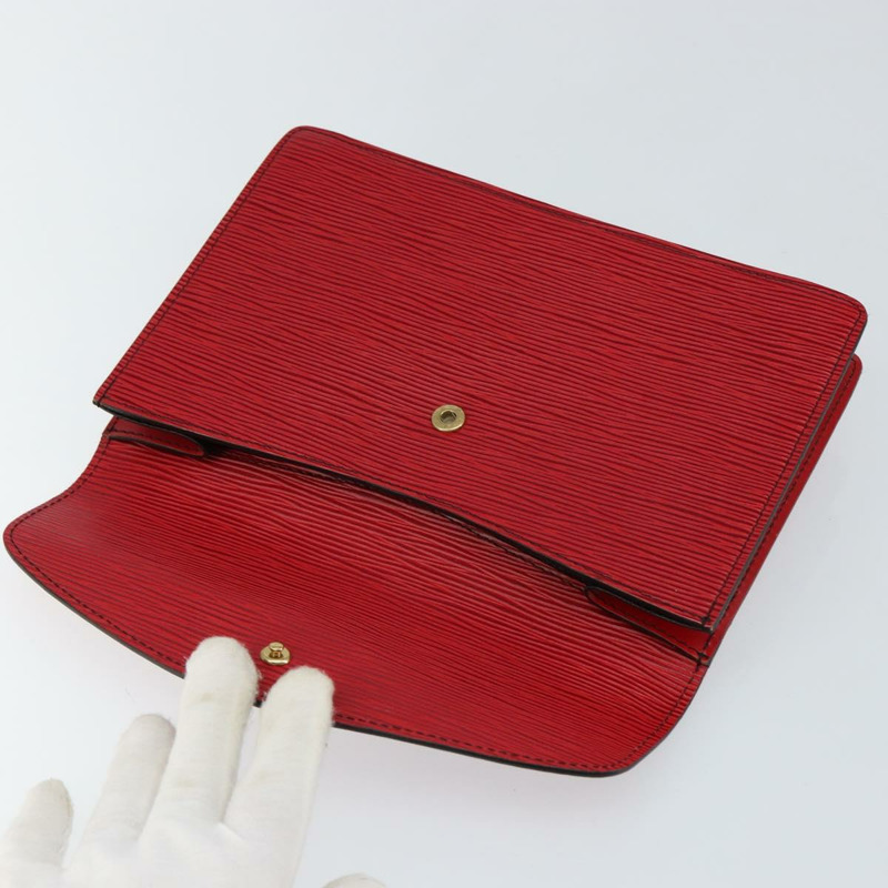 【日本直送】路易威登 Epi Montaigne 23 手拿包 紅色 M52667 LV 正品 ep11175-8