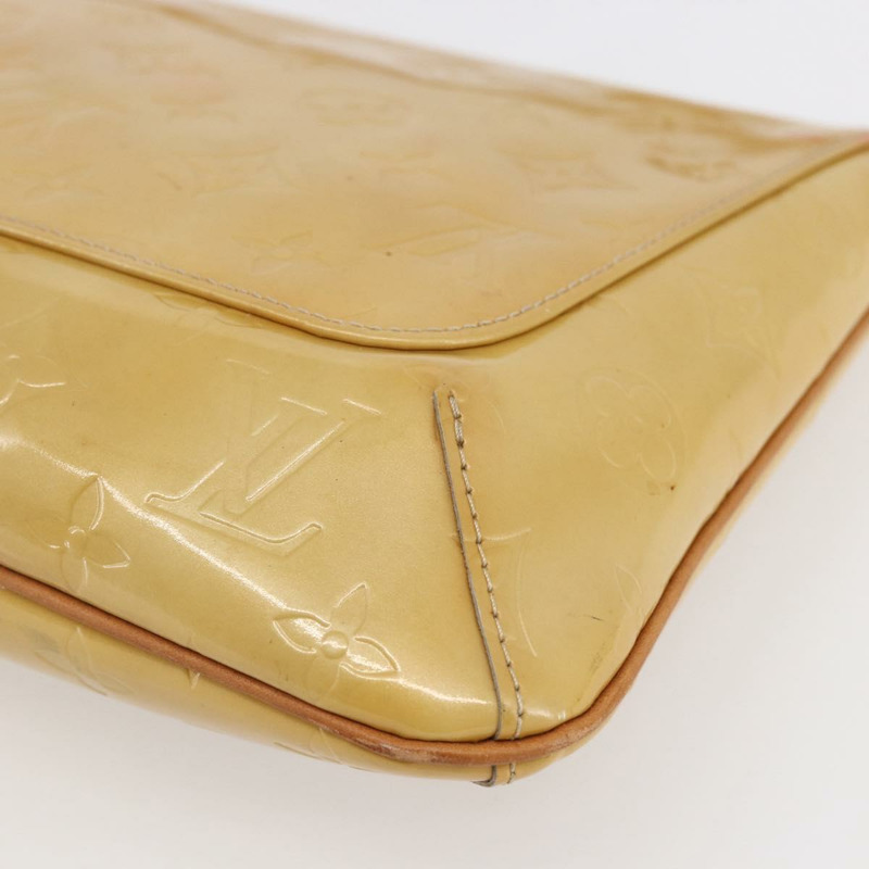 【日本直送】路易威登 Monogram Vernis Thompson Street Bag 米色 M91301 LV Auth ep11129-14