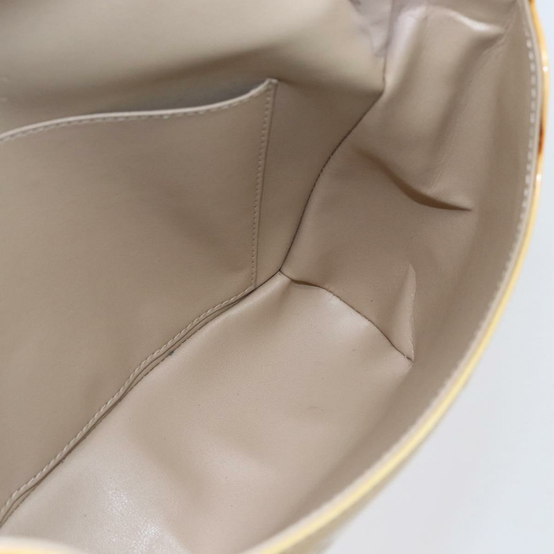 【日本直送】路易威登 Monogram Vernis Thompson Street Bag 米色 M91301 LV Auth ep11129-17