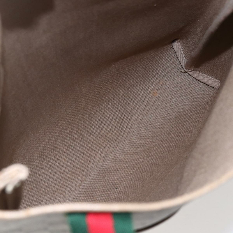 【日本直送】GUCCI GG Supreme Web Sherry Line 手提包 PVC 米色 37 02 2140 正品 ep11172-9