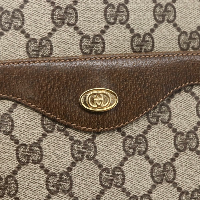 【日本直送】GUCCI GG Supreme Web Sherry Line 手提包 PVC 米色 37 02 2140 正品 ep11172-16