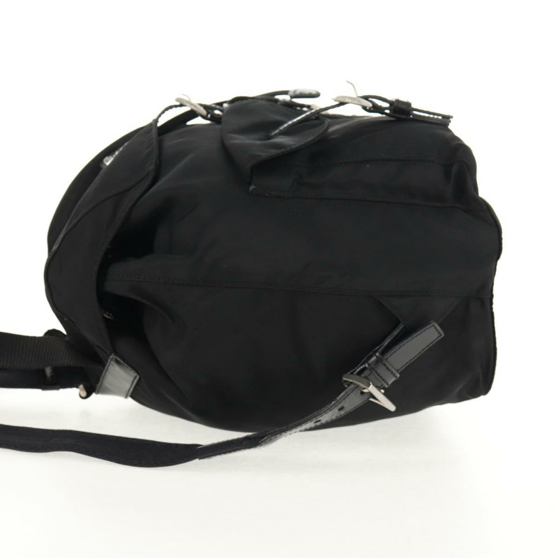 【日本直送】PRADA 雙肩包 尼龍 黑色 銀色 正品 ep11213-2