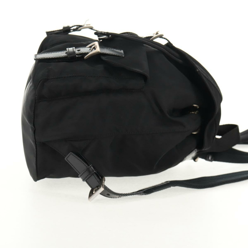 【日本直送】PRADA 雙肩包 尼龍 黑色 銀色 正品 ep11213-3