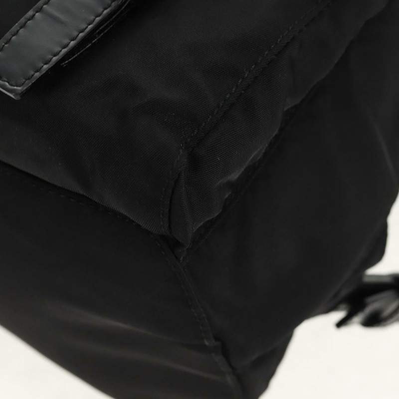 【日本直送】PRADA 雙肩包 尼龍 黑色 銀色 正品 ep11213-17