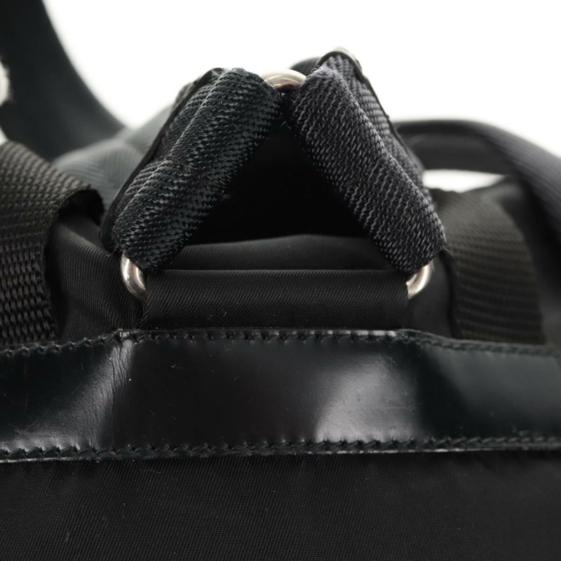 【日本直送】PRADA 雙肩包 尼龍 黑色 銀色 正品 ep11213-21