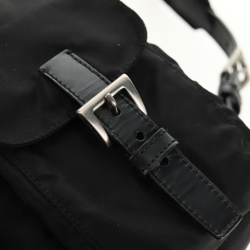 【日本直送】PRADA 雙肩包 尼龍 黑色 銀色 正品 ep11213-22