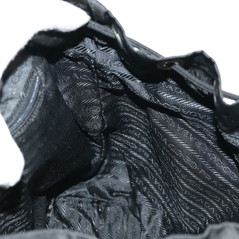 【日本直送】PRADA 雙肩包 尼龍 黑色 銀色 正品 ep11213-29