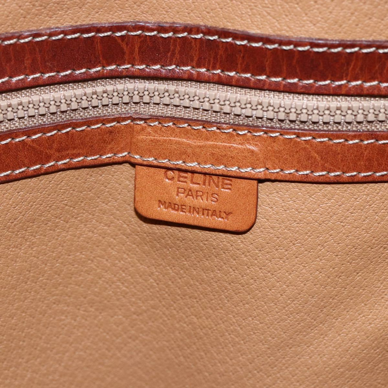 【日本直送】CELINE Macadam帆布托特包 PVC皮革 棕色 金色 正品 ep11109-16