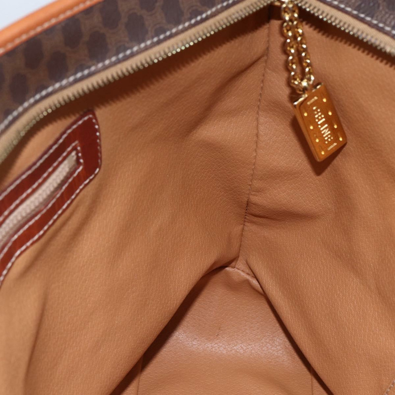 【日本直送】CELINE Macadam帆布托特包 PVC皮革 棕色 金色 正品 ep11109-17