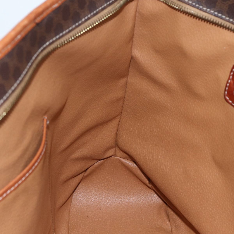 【日本直送】CELINE Macadam帆布托特包 PVC皮革 棕色 金色 正品 ep11109-18