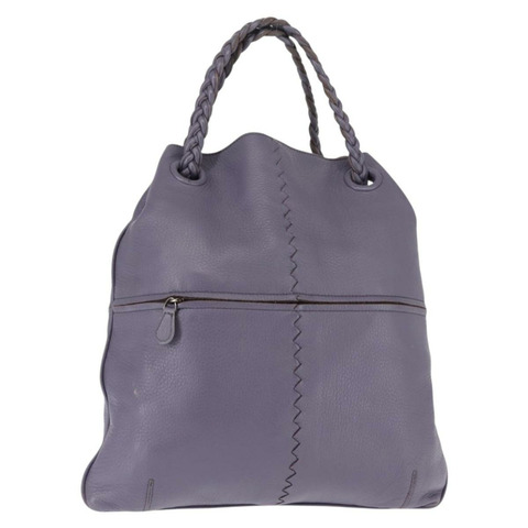 BOTTEGA VENETA 紫色皮革手提包 147716 正品 ep11106