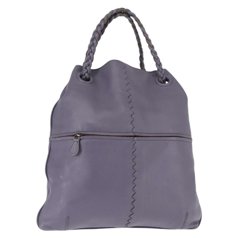 【日本直送】BOTTEGA VENETA 紫色皮革手提包 147716 正品 ep11106-0