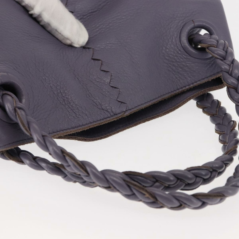 【日本直送】BOTTEGA VENETA 紫色皮革手提包 147716 正品 ep11106-5