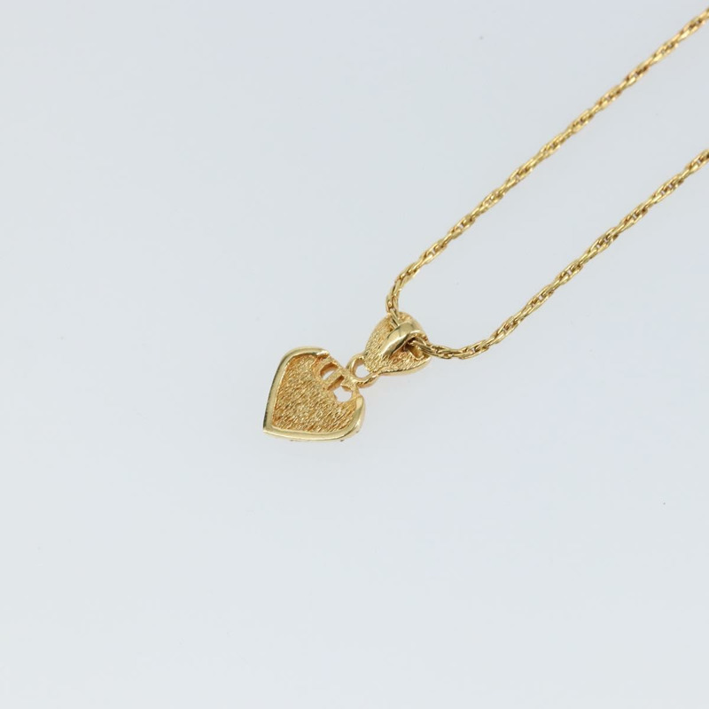 【日本直送】Christian Dior 項鍊 金屬 金 Auth sw1690-8