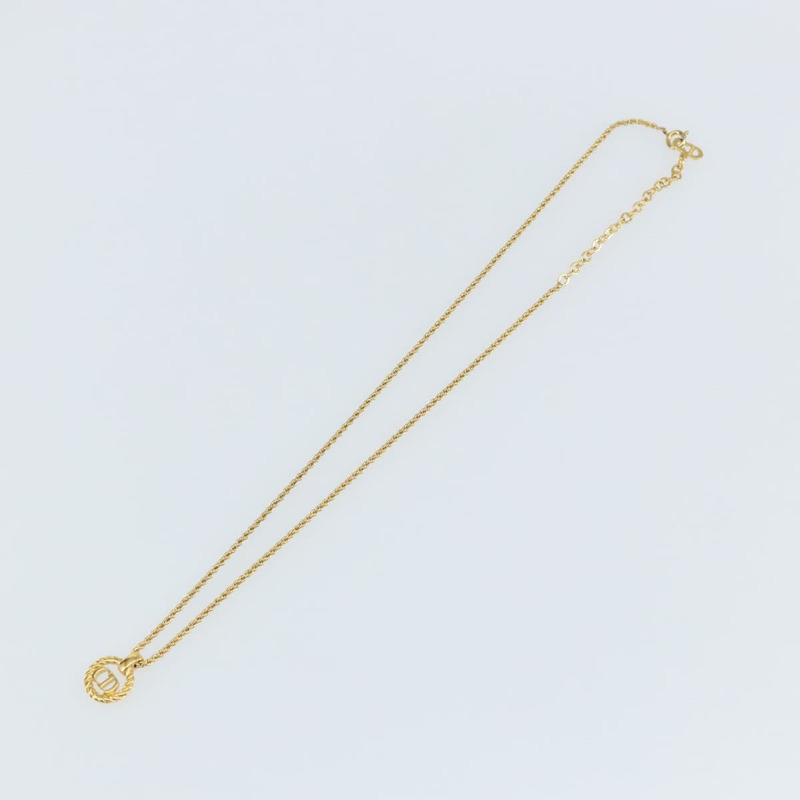 【日本直送】Christian Dior 項鍊 金屬 金 Auth sw1615-1