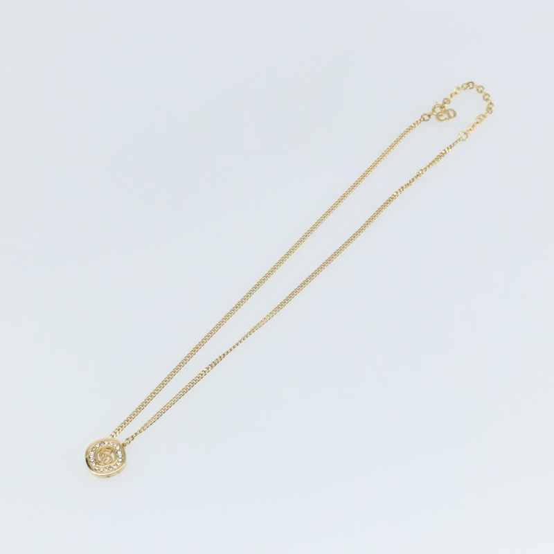 【日本直送】Christian Dior 項鍊 金屬 金 Auth sw1694-1