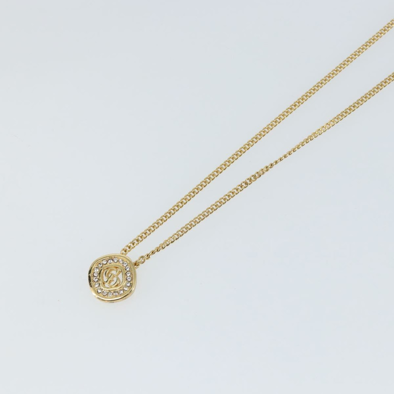 【日本直送】Christian Dior 項鍊 金屬 金 Auth sw1694-3