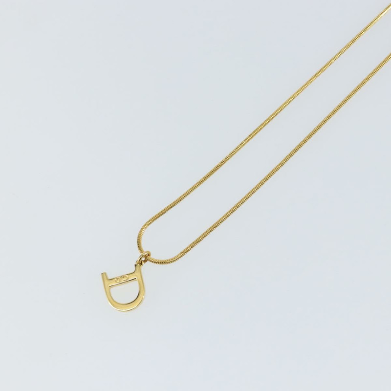 【日本直送】Christian Dior 項鍊 金屬 金 Auth sw1693-3