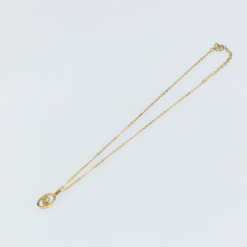 【日本直送】Christian Dior 項鍊 金屬 金 Auth sw1616-1